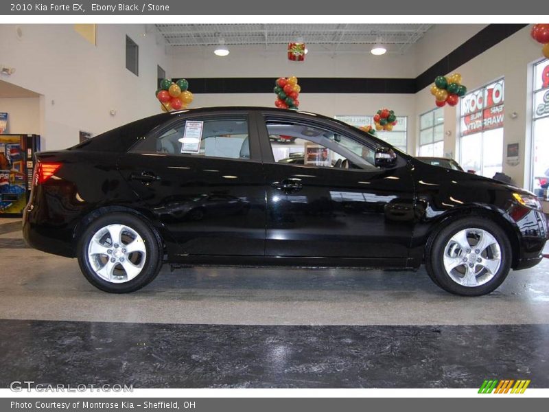 Ebony Black / Stone 2010 Kia Forte EX