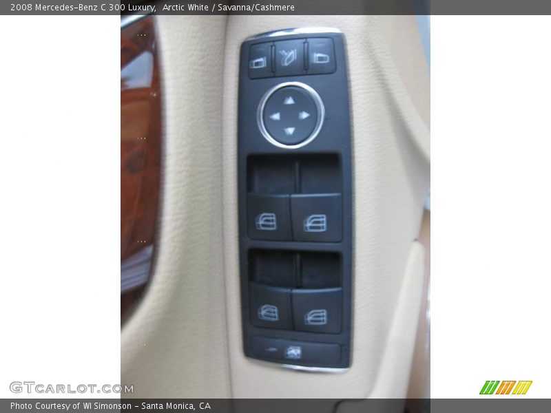Arctic White / Savanna/Cashmere 2008 Mercedes-Benz C 300 Luxury