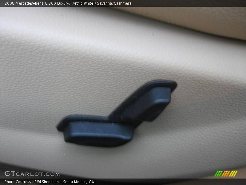 Arctic White / Savanna/Cashmere 2008 Mercedes-Benz C 300 Luxury