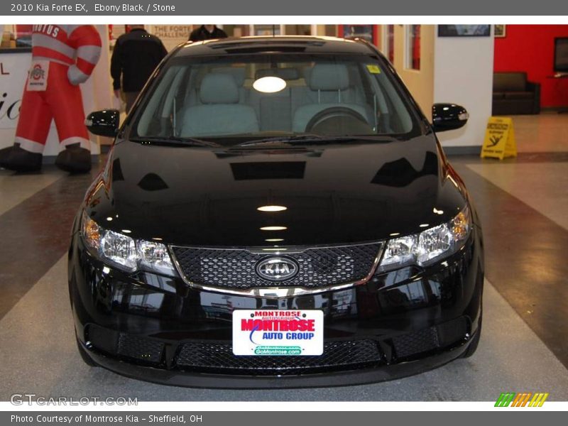 Ebony Black / Stone 2010 Kia Forte EX