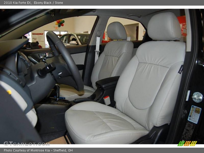 Ebony Black / Stone 2010 Kia Forte EX
