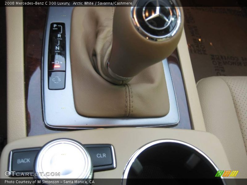 Arctic White / Savanna/Cashmere 2008 Mercedes-Benz C 300 Luxury