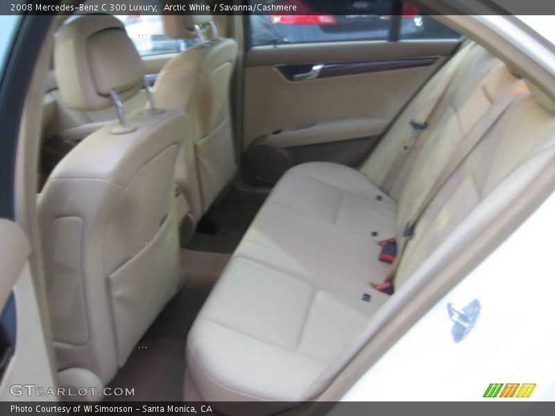 Arctic White / Savanna/Cashmere 2008 Mercedes-Benz C 300 Luxury