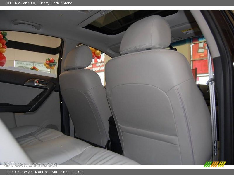 Ebony Black / Stone 2010 Kia Forte EX