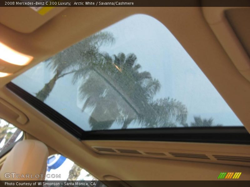Arctic White / Savanna/Cashmere 2008 Mercedes-Benz C 300 Luxury