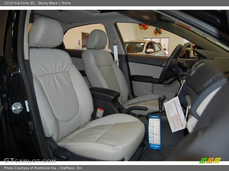 Ebony Black / Stone 2010 Kia Forte EX