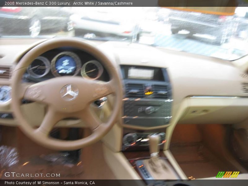 Arctic White / Savanna/Cashmere 2008 Mercedes-Benz C 300 Luxury