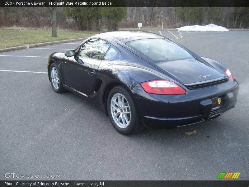 Midnight Blue Metallic / Sand Beige 2007 Porsche Cayman