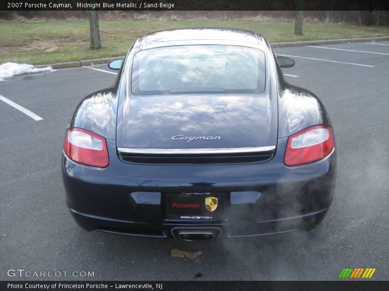 Midnight Blue Metallic / Sand Beige 2007 Porsche Cayman