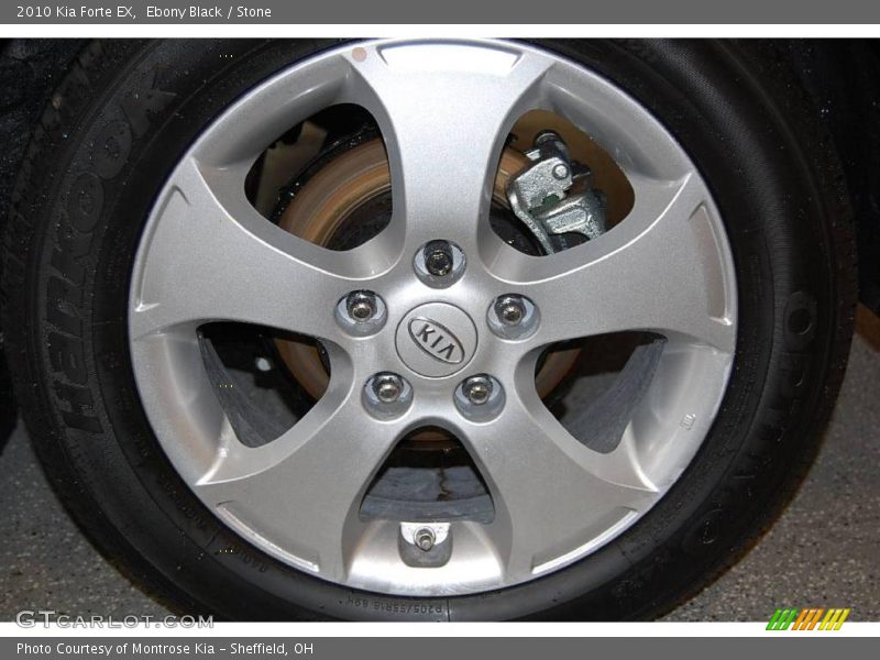 Ebony Black / Stone 2010 Kia Forte EX