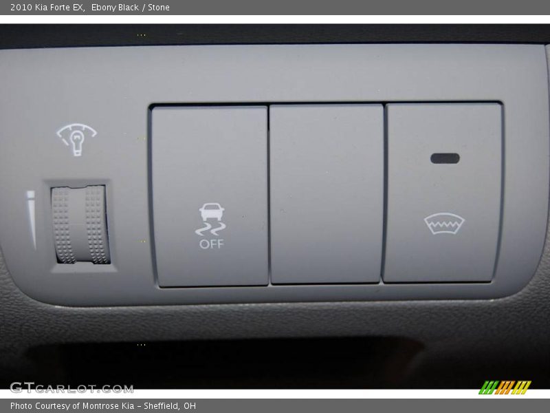 Ebony Black / Stone 2010 Kia Forte EX