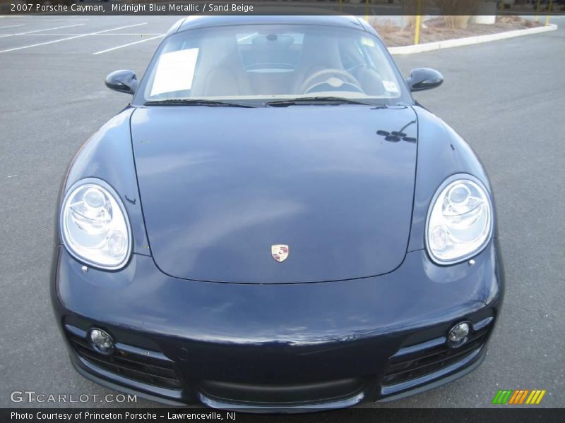 Midnight Blue Metallic / Sand Beige 2007 Porsche Cayman
