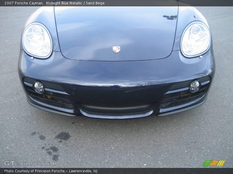 Midnight Blue Metallic / Sand Beige 2007 Porsche Cayman