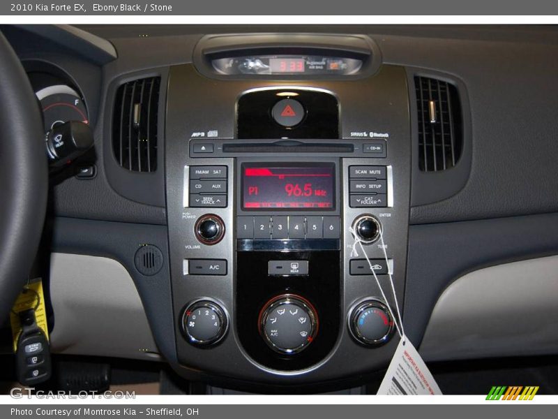 Ebony Black / Stone 2010 Kia Forte EX