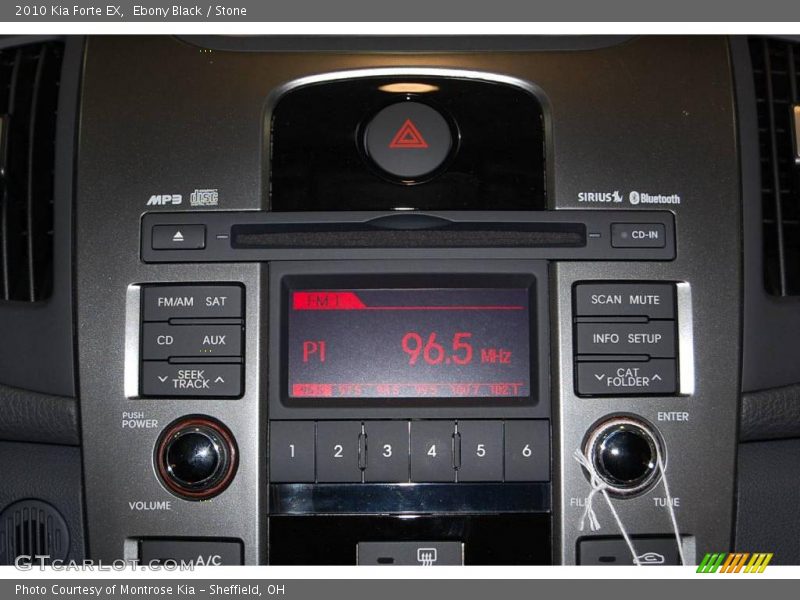 Ebony Black / Stone 2010 Kia Forte EX