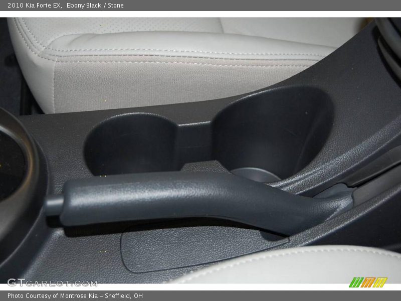 Ebony Black / Stone 2010 Kia Forte EX