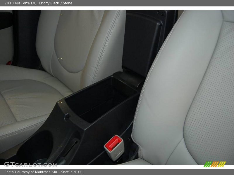 Ebony Black / Stone 2010 Kia Forte EX