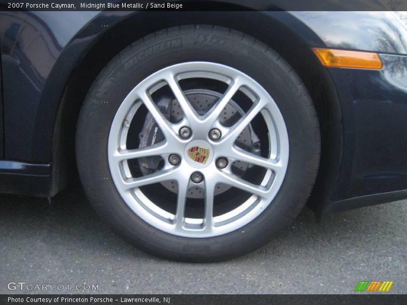 Midnight Blue Metallic / Sand Beige 2007 Porsche Cayman
