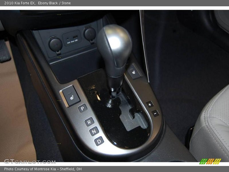 Ebony Black / Stone 2010 Kia Forte EX