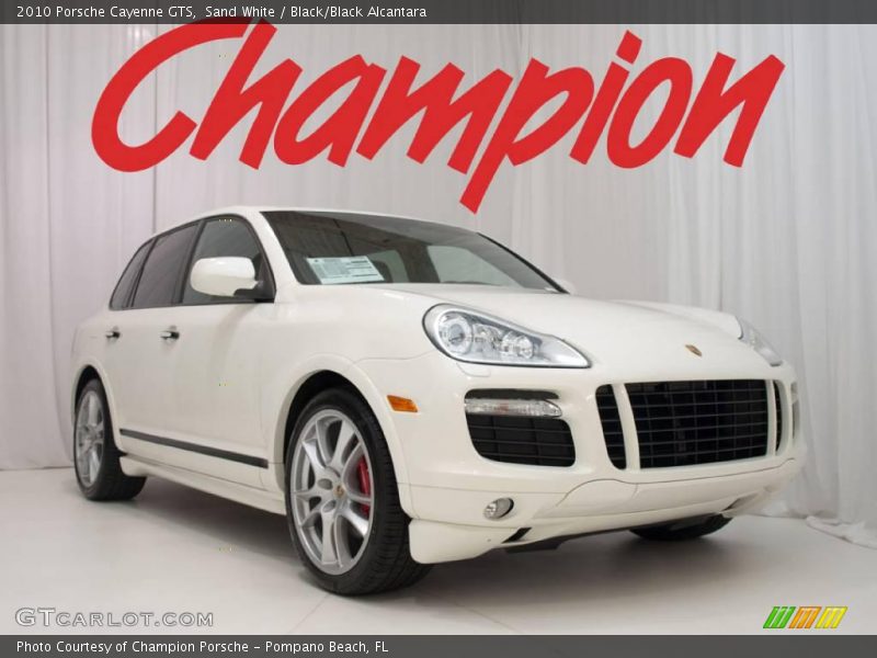 Sand White / Black/Black Alcantara 2010 Porsche Cayenne GTS