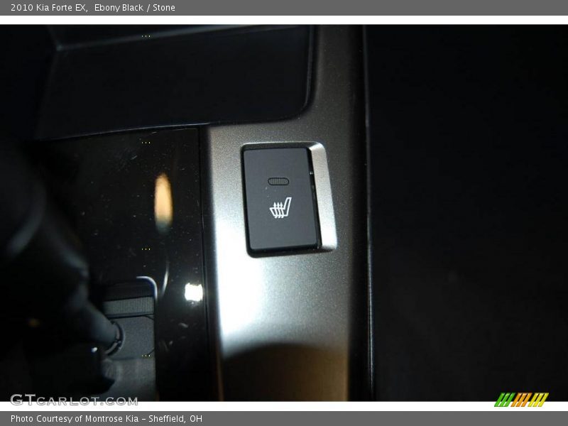 Ebony Black / Stone 2010 Kia Forte EX