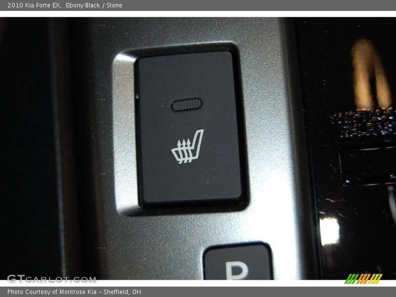 Ebony Black / Stone 2010 Kia Forte EX