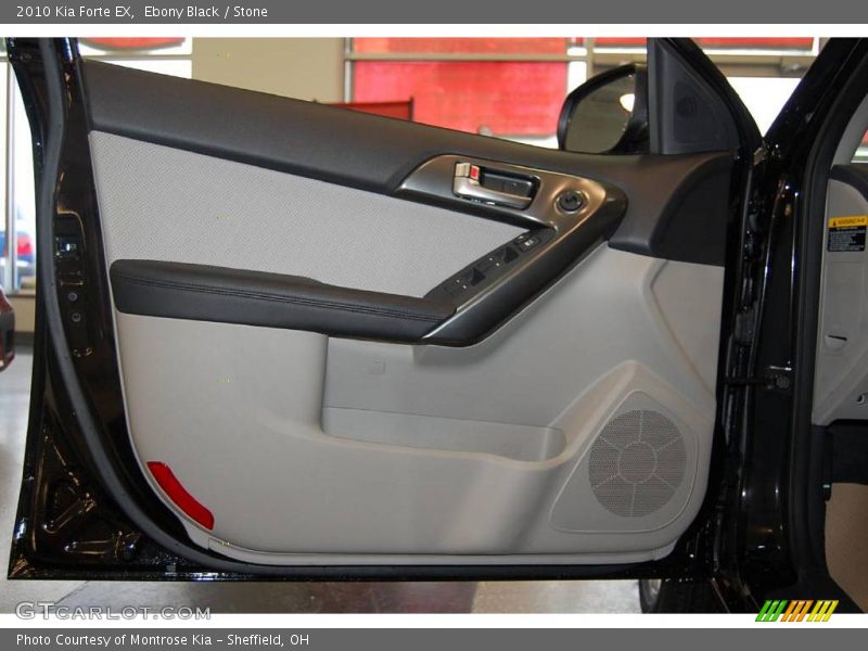 Ebony Black / Stone 2010 Kia Forte EX