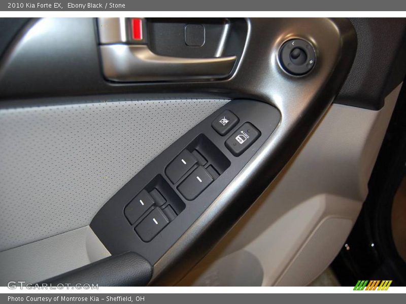 Ebony Black / Stone 2010 Kia Forte EX