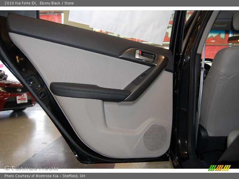 Ebony Black / Stone 2010 Kia Forte EX