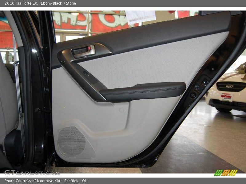 Ebony Black / Stone 2010 Kia Forte EX