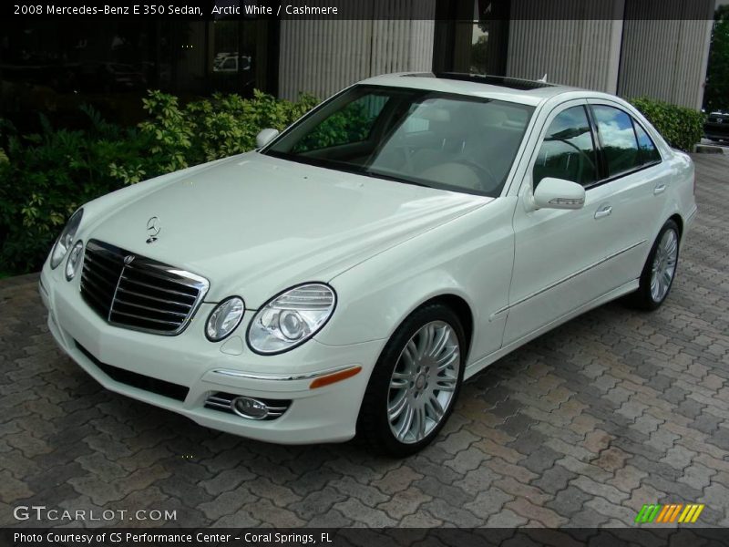 Arctic White / Cashmere 2008 Mercedes-Benz E 350 Sedan