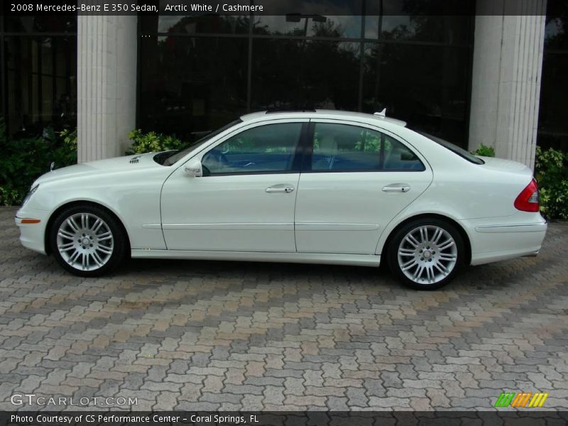 Arctic White / Cashmere 2008 Mercedes-Benz E 350 Sedan