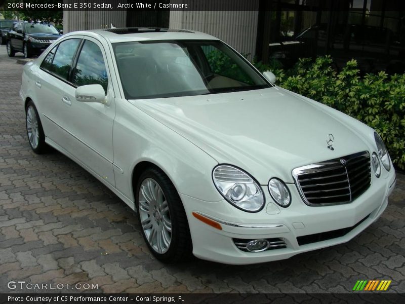 Arctic White / Cashmere 2008 Mercedes-Benz E 350 Sedan