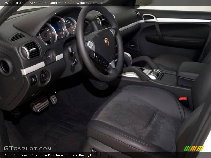 Sand White / Black/Black Alcantara 2010 Porsche Cayenne GTS