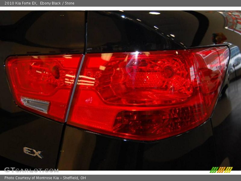 Ebony Black / Stone 2010 Kia Forte EX