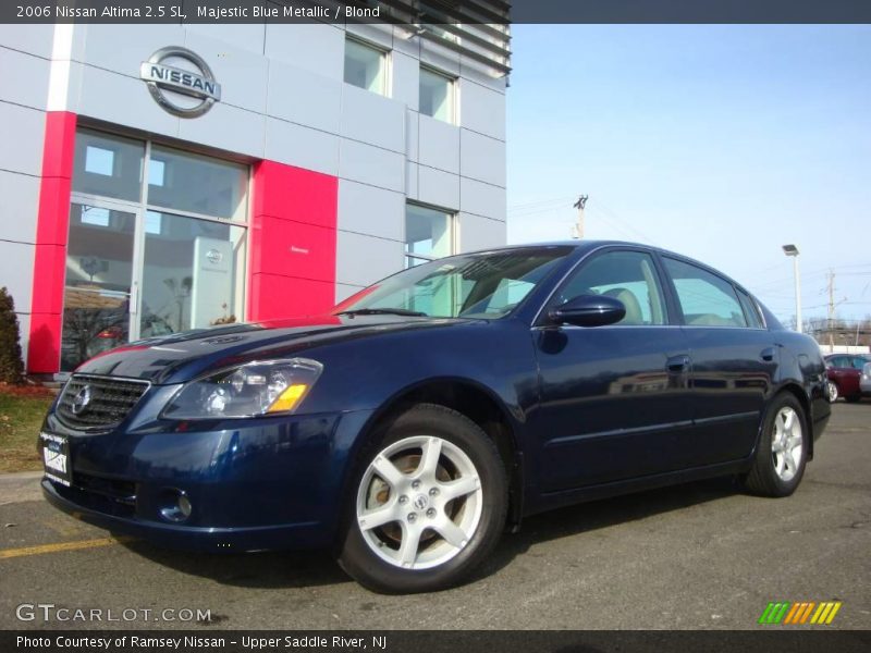 Majestic Blue Metallic / Blond 2006 Nissan Altima 2.5 SL
