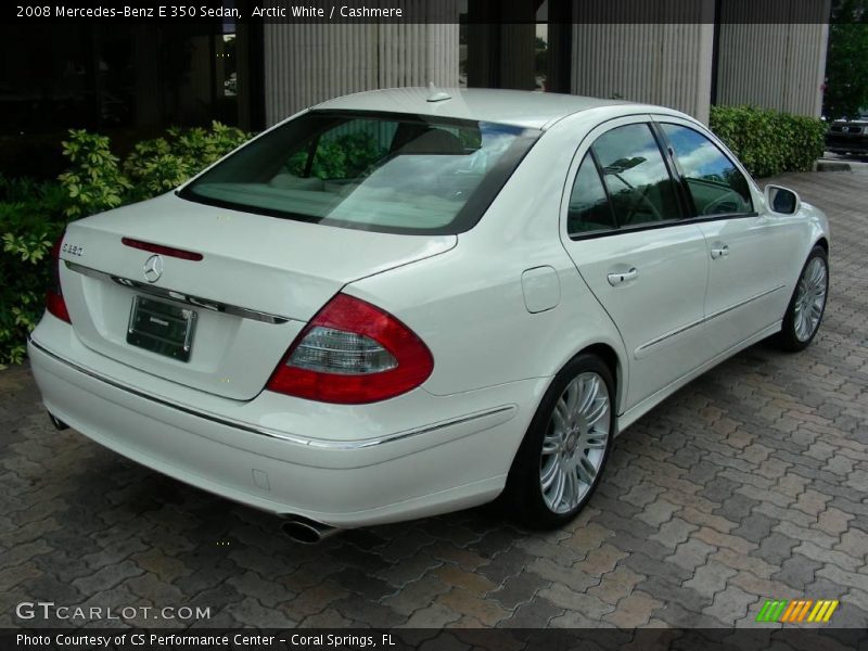 Arctic White / Cashmere 2008 Mercedes-Benz E 350 Sedan