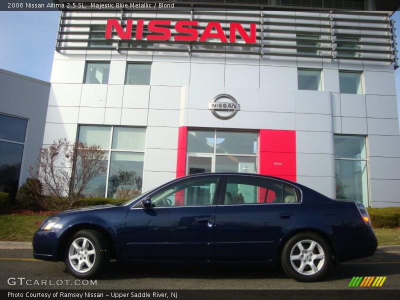 Majestic Blue Metallic / Blond 2006 Nissan Altima 2.5 SL
