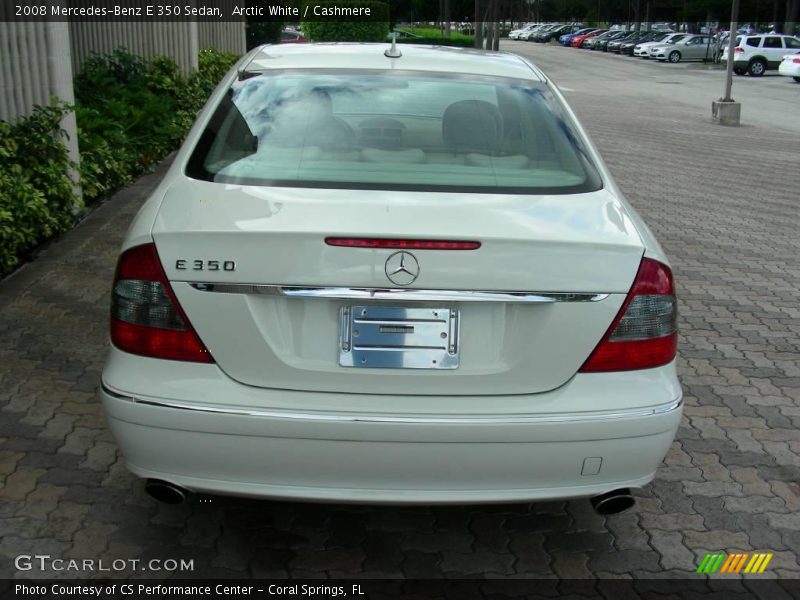 Arctic White / Cashmere 2008 Mercedes-Benz E 350 Sedan