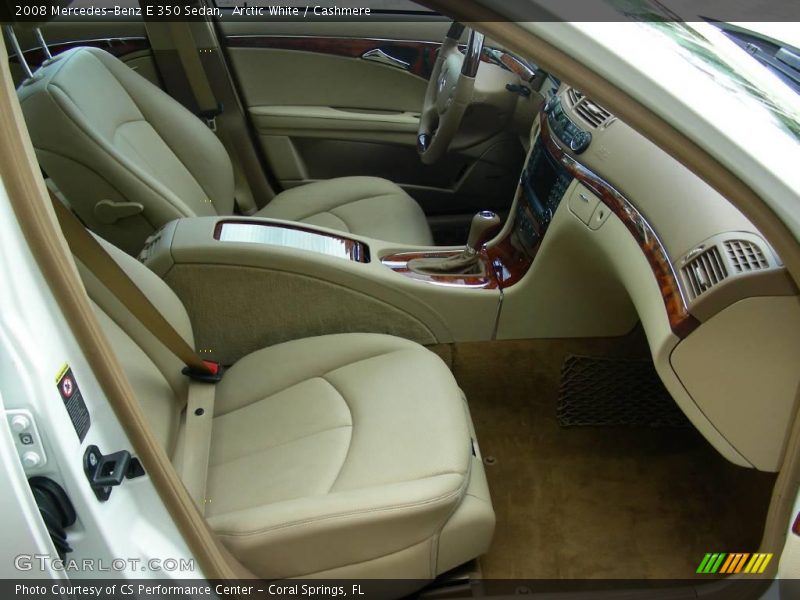 Arctic White / Cashmere 2008 Mercedes-Benz E 350 Sedan