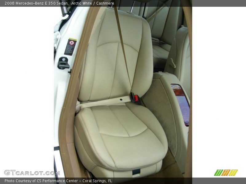 Arctic White / Cashmere 2008 Mercedes-Benz E 350 Sedan