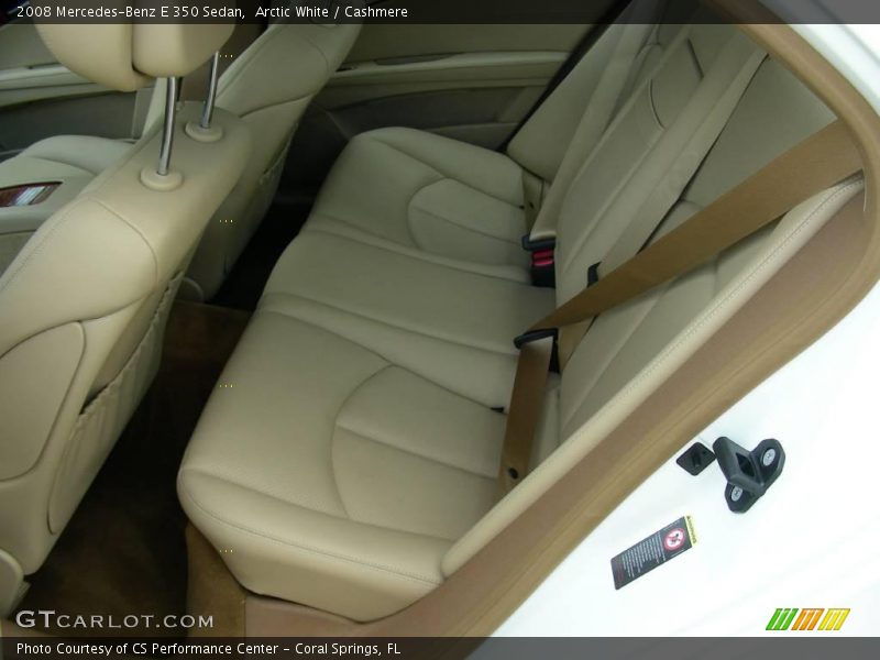 Arctic White / Cashmere 2008 Mercedes-Benz E 350 Sedan