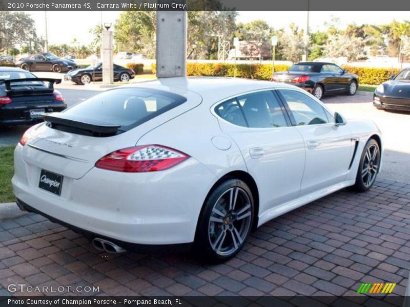 Carrara White / Platinum Grey 2010 Porsche Panamera 4S