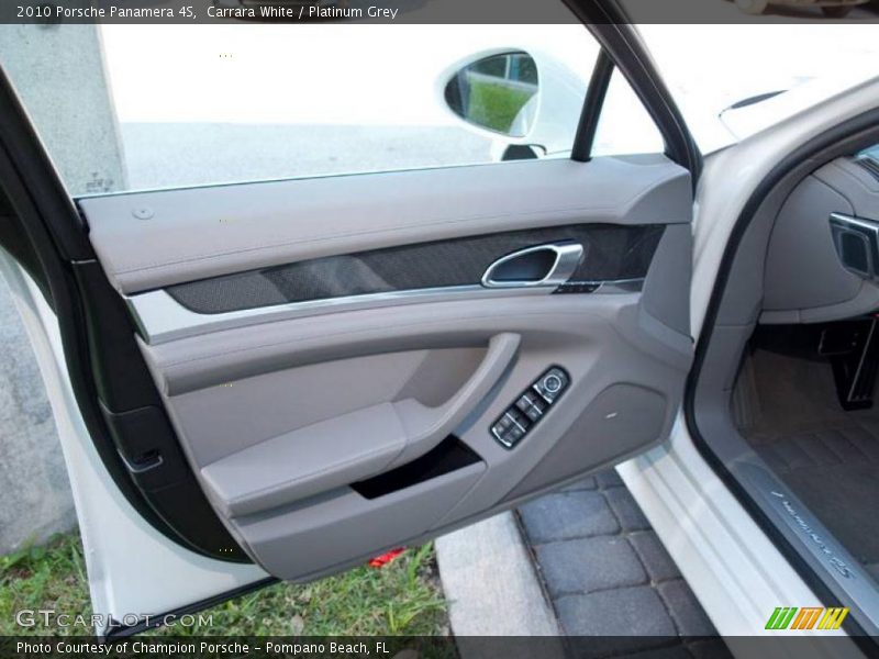 Carrara White / Platinum Grey 2010 Porsche Panamera 4S