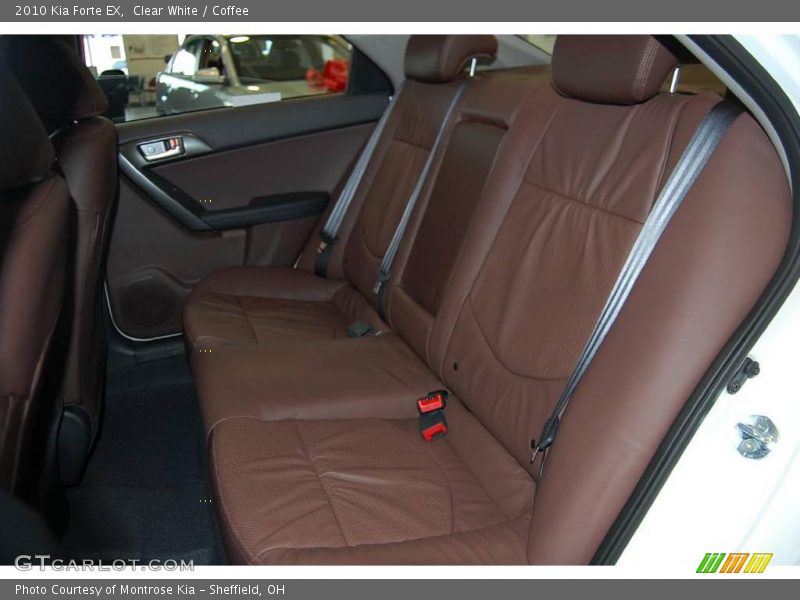 Clear White / Coffee 2010 Kia Forte EX
