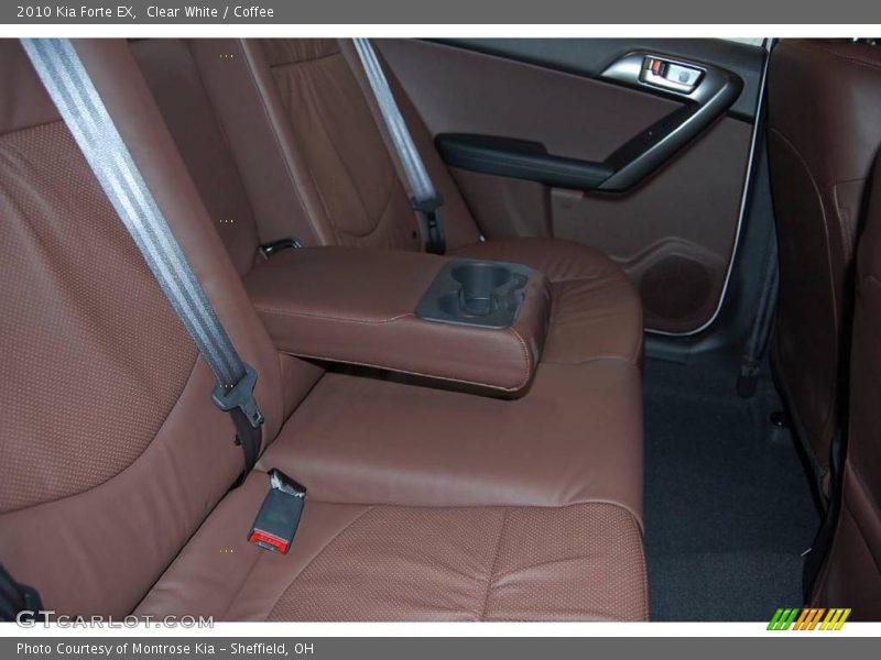 Clear White / Coffee 2010 Kia Forte EX