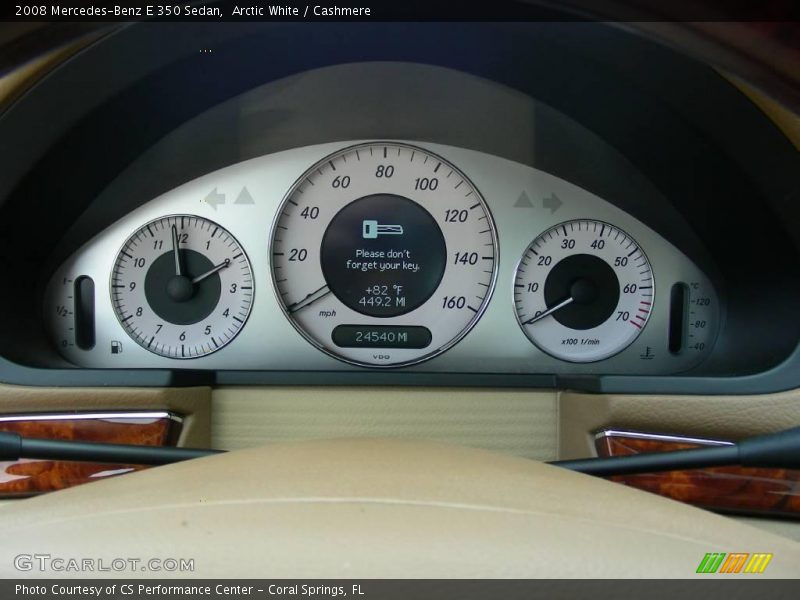 Arctic White / Cashmere 2008 Mercedes-Benz E 350 Sedan