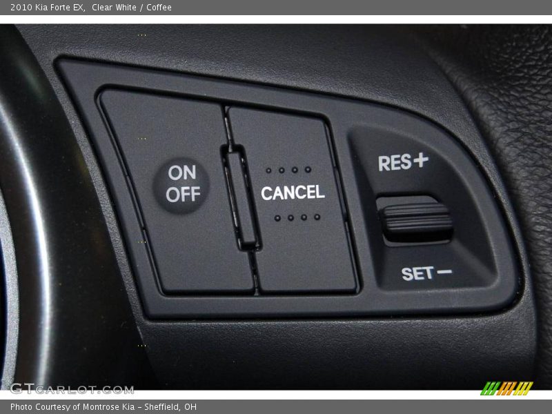 Clear White / Coffee 2010 Kia Forte EX