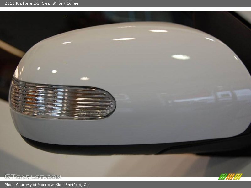 Clear White / Coffee 2010 Kia Forte EX