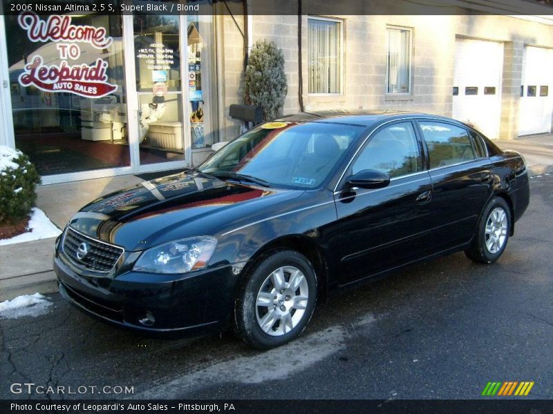 Super Black / Blond 2006 Nissan Altima 2.5 S